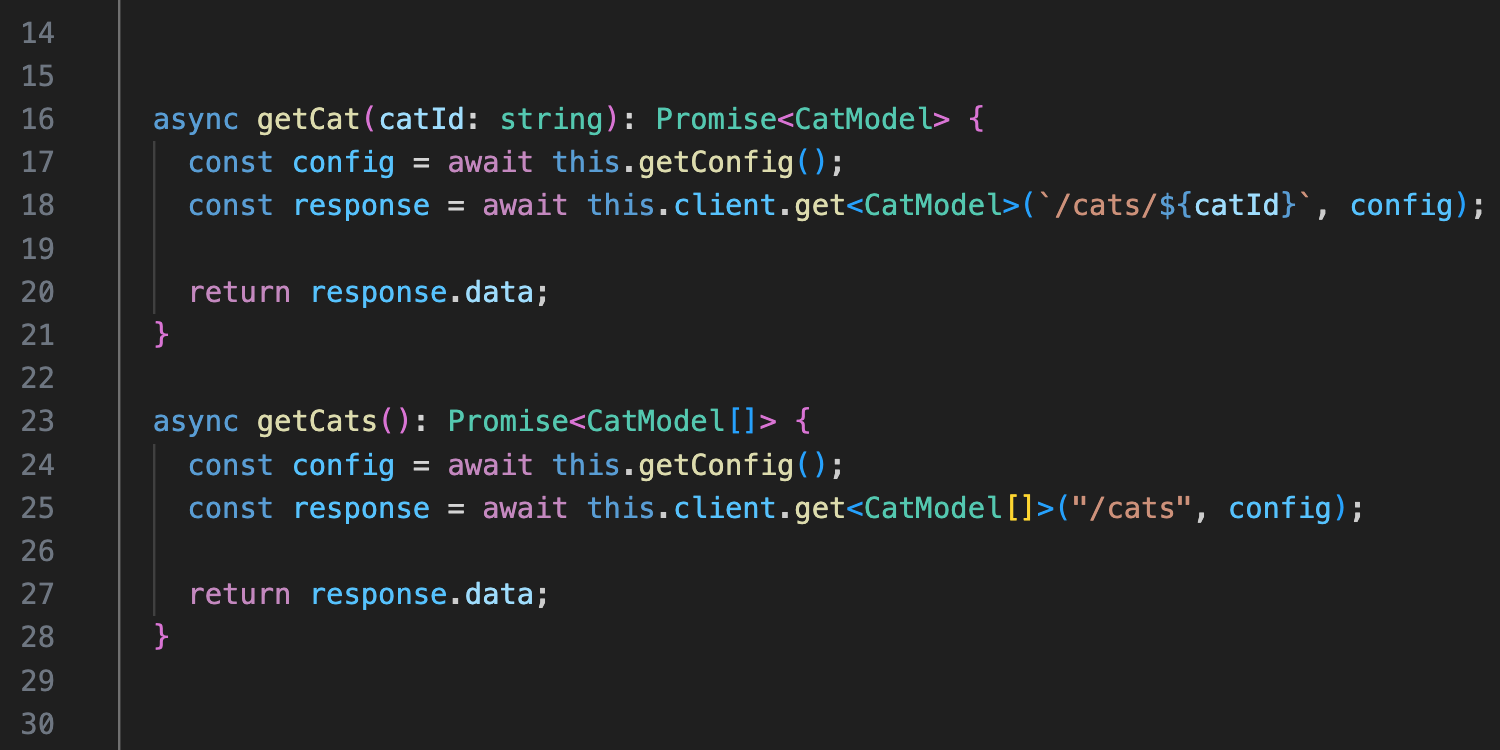 Extracted method called in other places