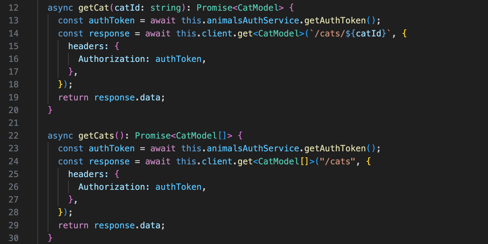 Merge request with repetition